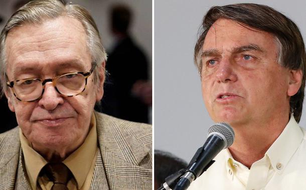 Olavo de Carvalho e Jair Bolsonaro