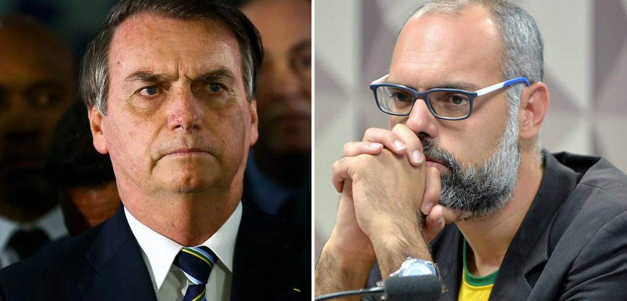 Jair Bolsonaro e Allan dos Santos