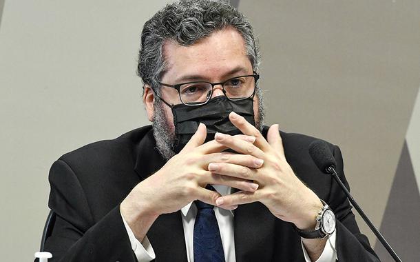 Chanceler Ernesto Araújo na Comissão de Relações Exteriores e Defesa Nacional. 24 de setembro de 2020