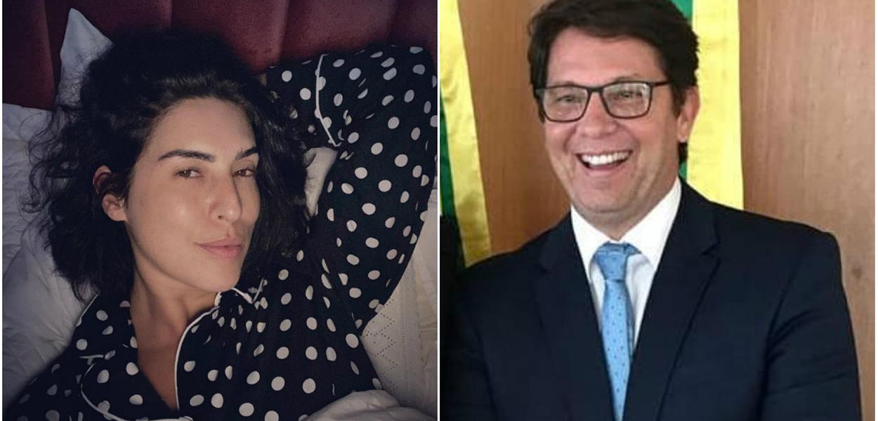 Fernanda Paes Leme e Mario Frias