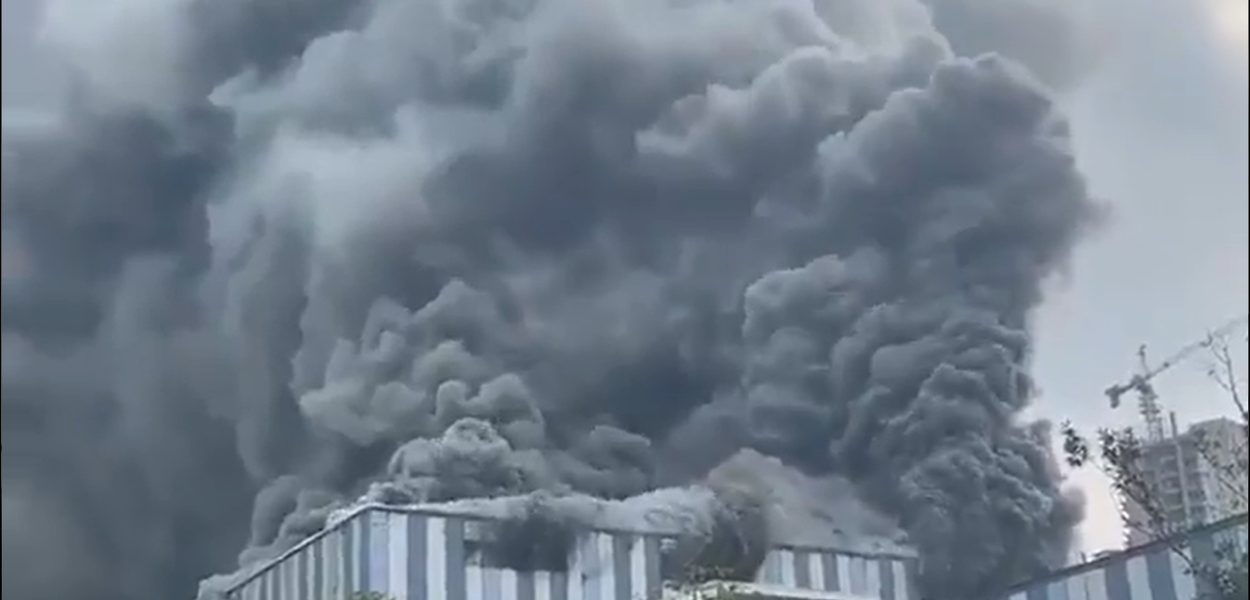 Incêndio em laboratório da Huawei