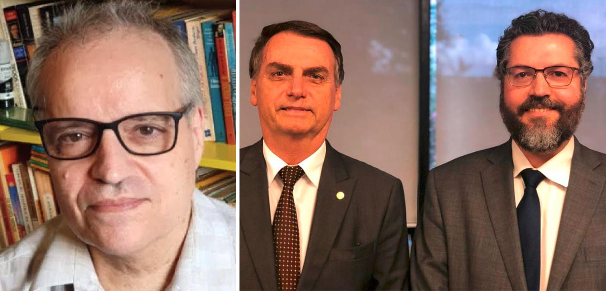 Marcelo Zero, Jair Bolsonaro e Ernesto Araújo