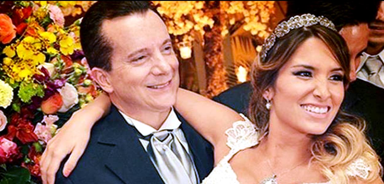 Russomano com a filha, Luara.