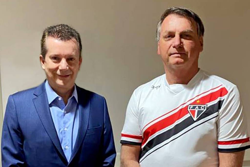 Celso Russomanno e Jair Bolsonaro