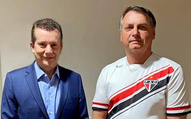 Celso Russomanno e Jair Bolsonaro