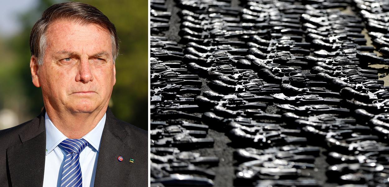 Jair Bolsonaro e armas