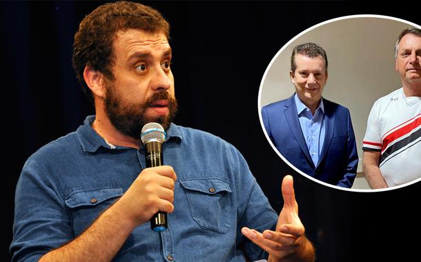 Guilherme Boulos, Celso Russomanno e Jair Bolsonaro