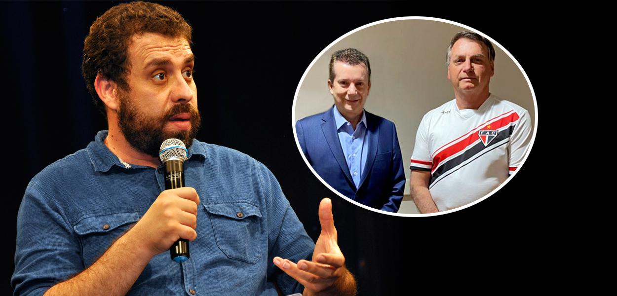 Guilherme Boulos, Celso Russomanno e Jair Bolsonaro