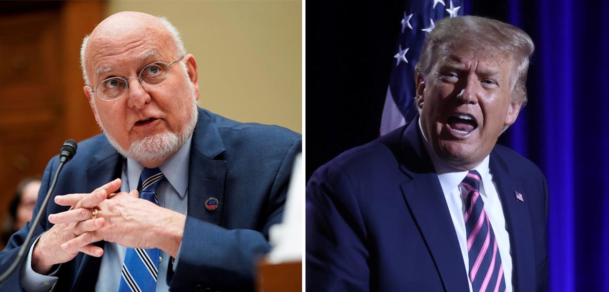 Robert Redfield e Donald Trump