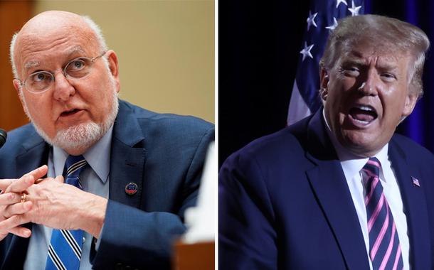 Robert Redfield e Donald Trump