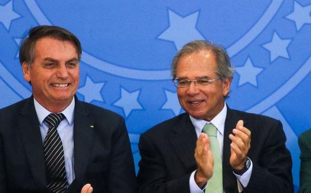 Jair Bolsonaro, Paulo Guedes e Luiz Eduardo Ramos