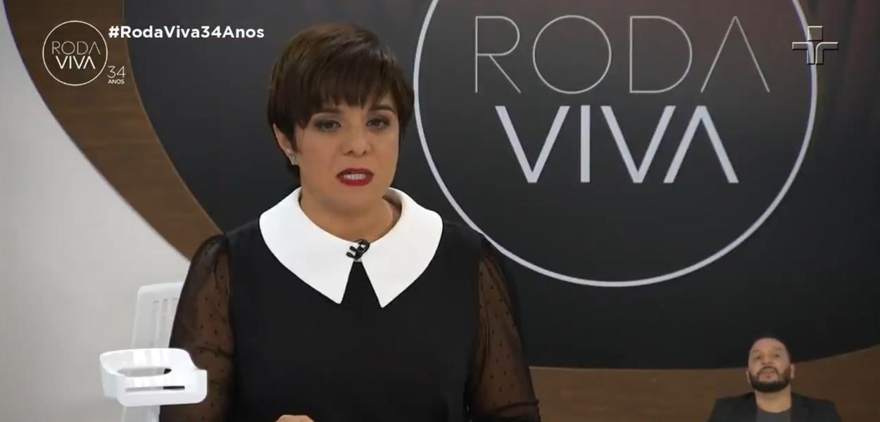 Jornalista Vera Magalhães no Roda Viva