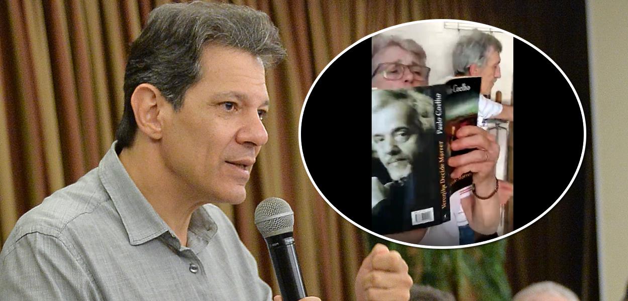 Fernando Haddad e bolsonaristas queimam livros de Paulo Coelho