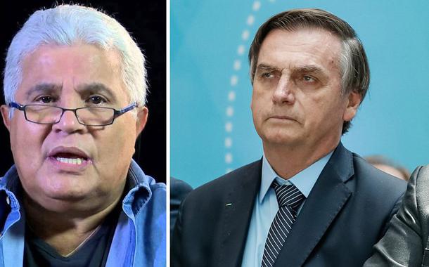 Ricardo Noblat e Jair Bolsonaro