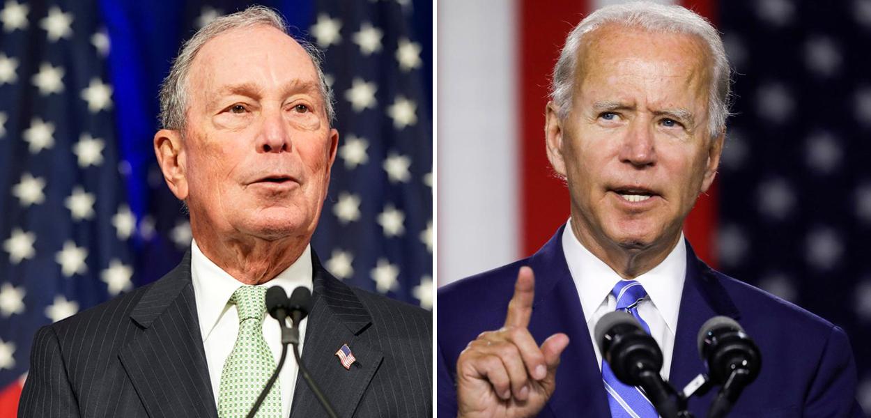 Michael Bloomberg e Joe Biden