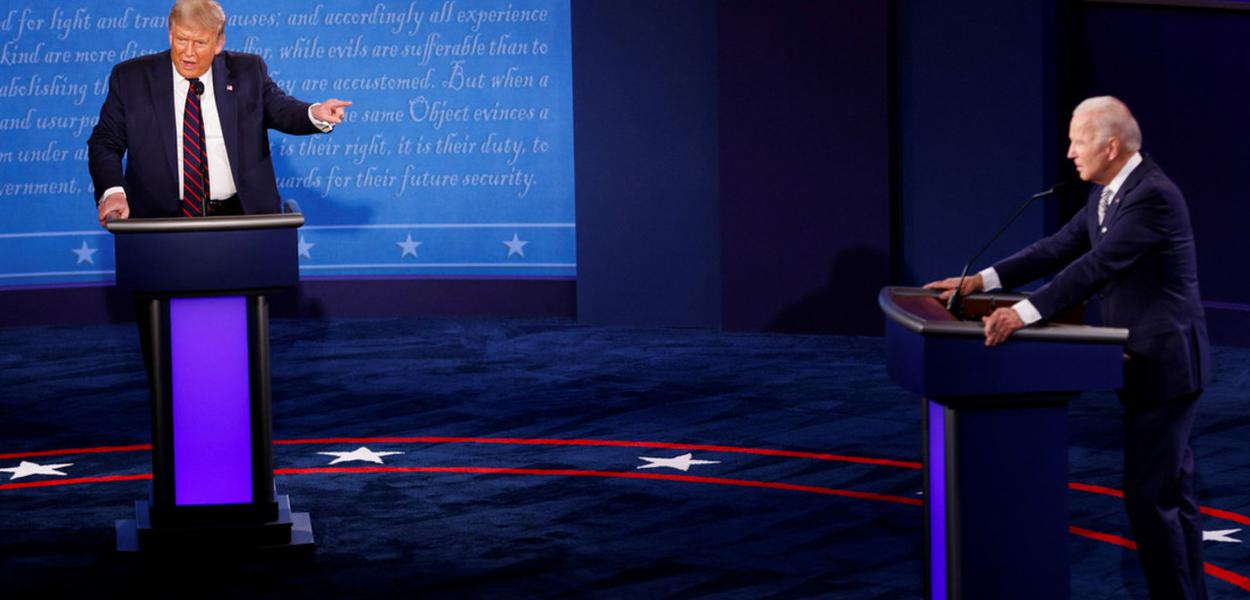 Trump e Biden no primeiro debate da campanha eleitoral dos Estados Unidos (2020)