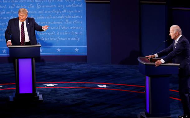 Trump e Biden no primeiro debate da campanha eleitoral dos Estados Unidos (2020)