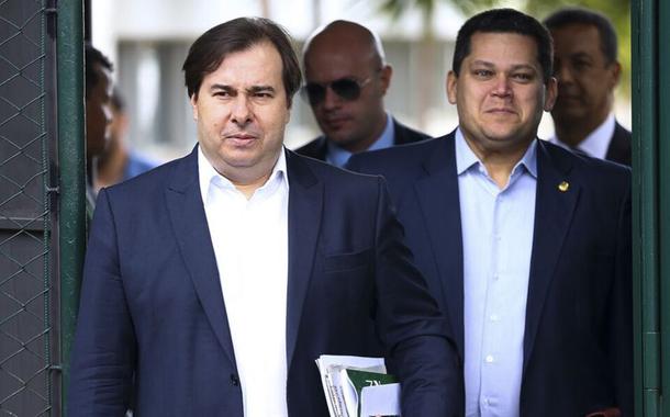 Rodrigo Maia e Davi Alcolumbre