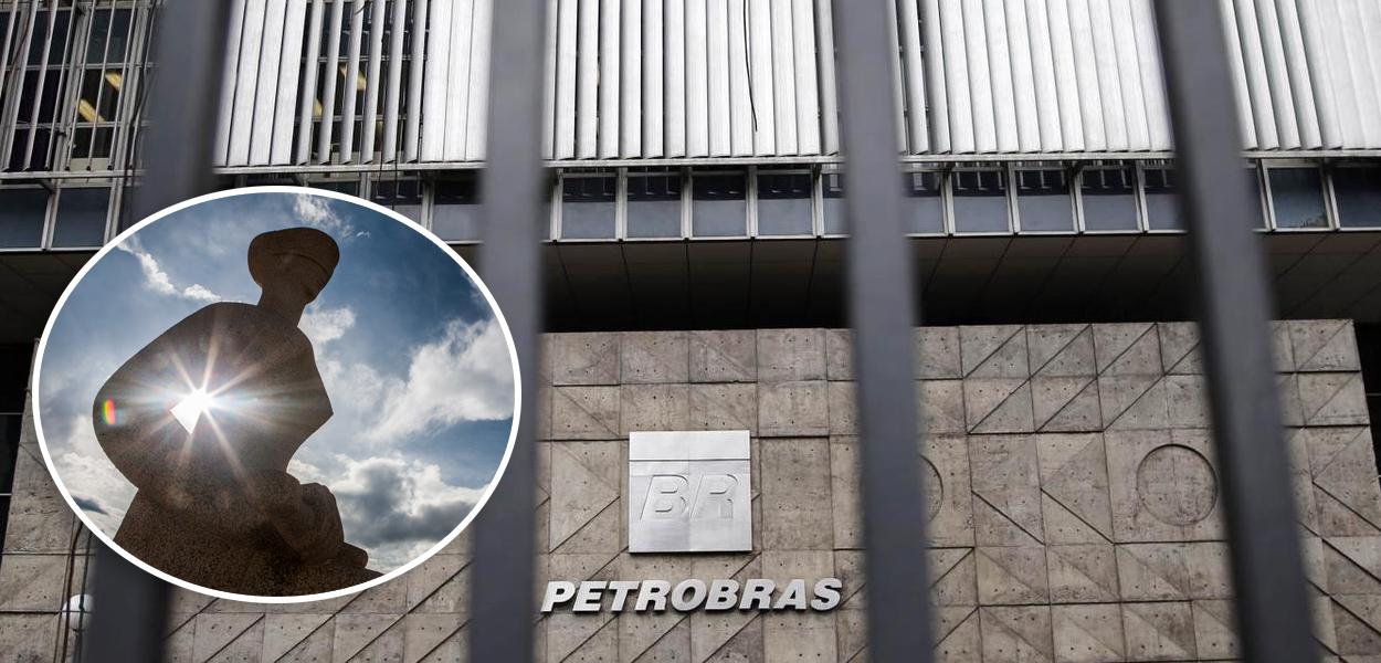 Fachada do STF e Petrobras