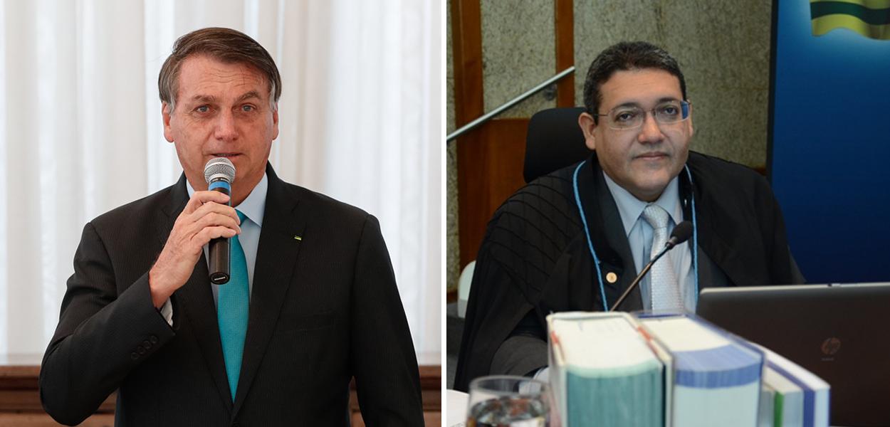 Jair Bolsonaro e Kássio Nunes