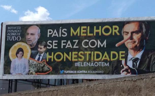Dois outdoors contra Jair Bolsonaro são inaugurados no Piauí
