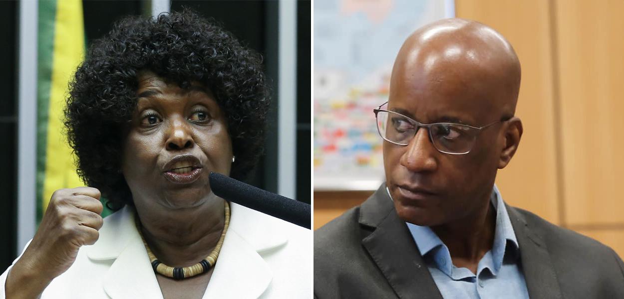 Benedita da Silva e Sérgio Camargo