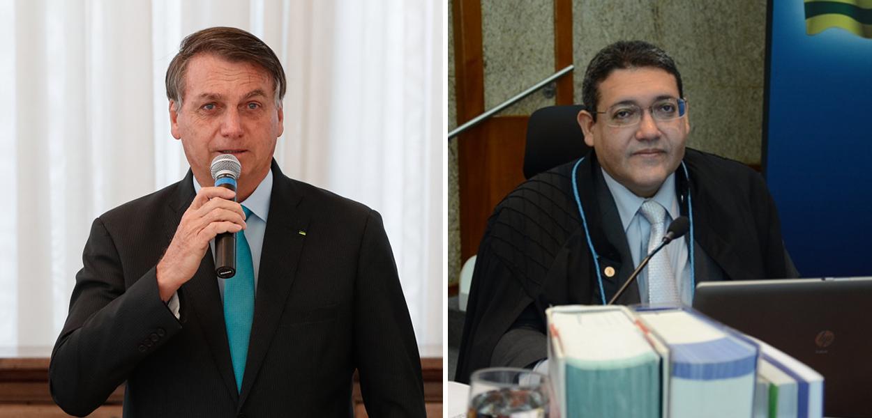 Jair Bolsonaro e Kássio Nunes