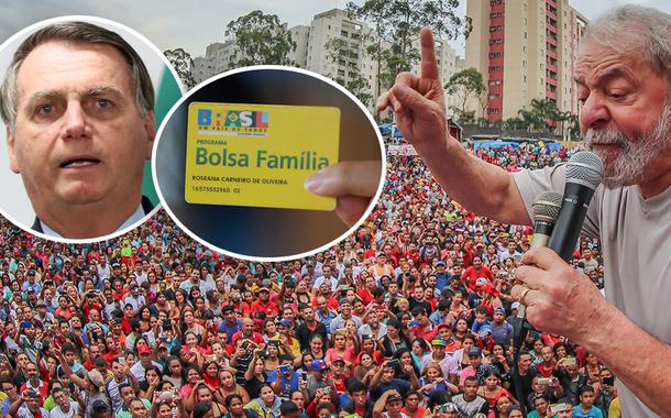Bolsonaro, cartão do Bolsa Família e Lula