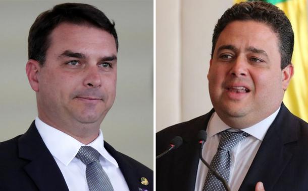 Flávio Bolsonaro e Felipe Santa Cruz