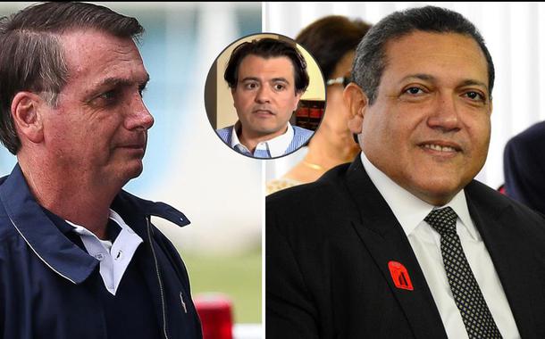 Jair Bolsonaro, empresário Otávio Oscar Fakhoury e Kássio Nunes