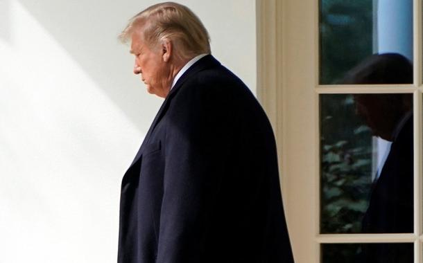 Presidente dos EUA, Donald Trump, na Casa Branca 01/10/2020