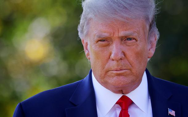 Presidente dos EUA, Donald Trump, na Casa Branca. 30/09/2020