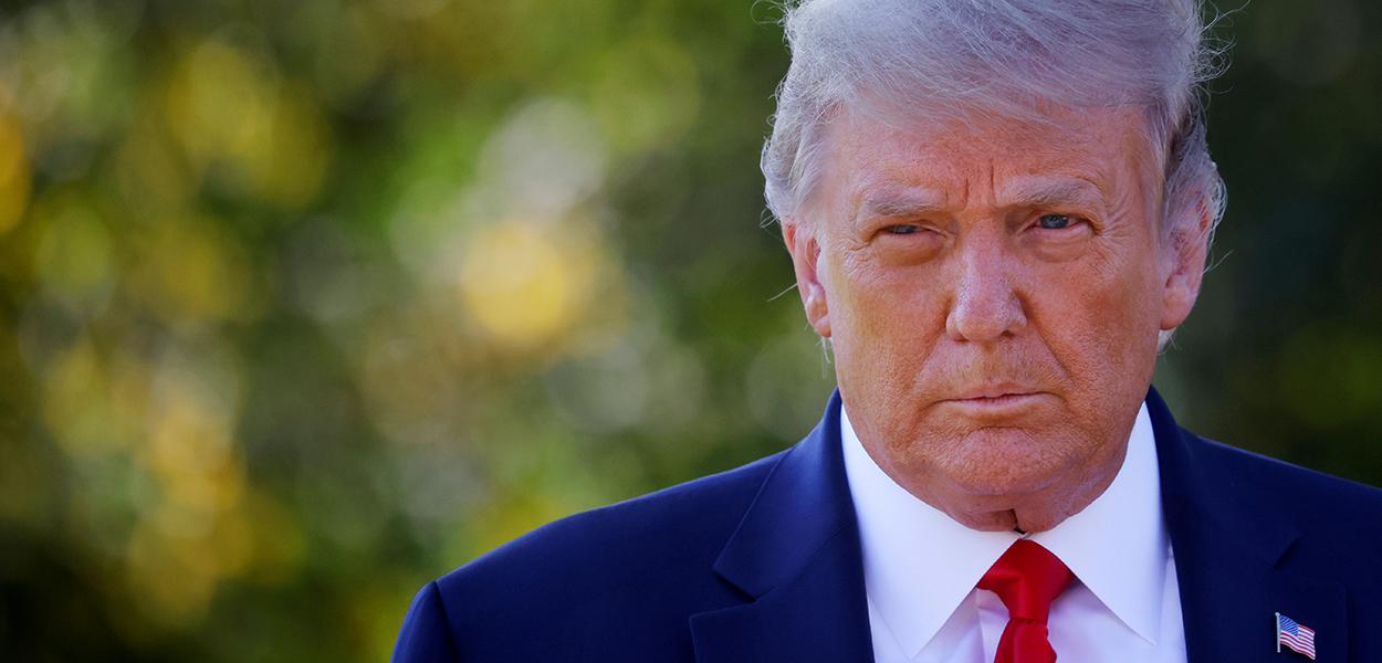 Presidente dos EUA, Donald Trump, na Casa Branca. 30/09/2020