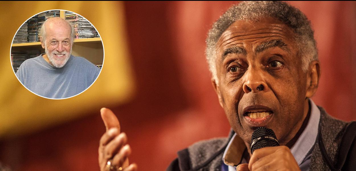 Zuza Homem de Mello e Gilberto Gil