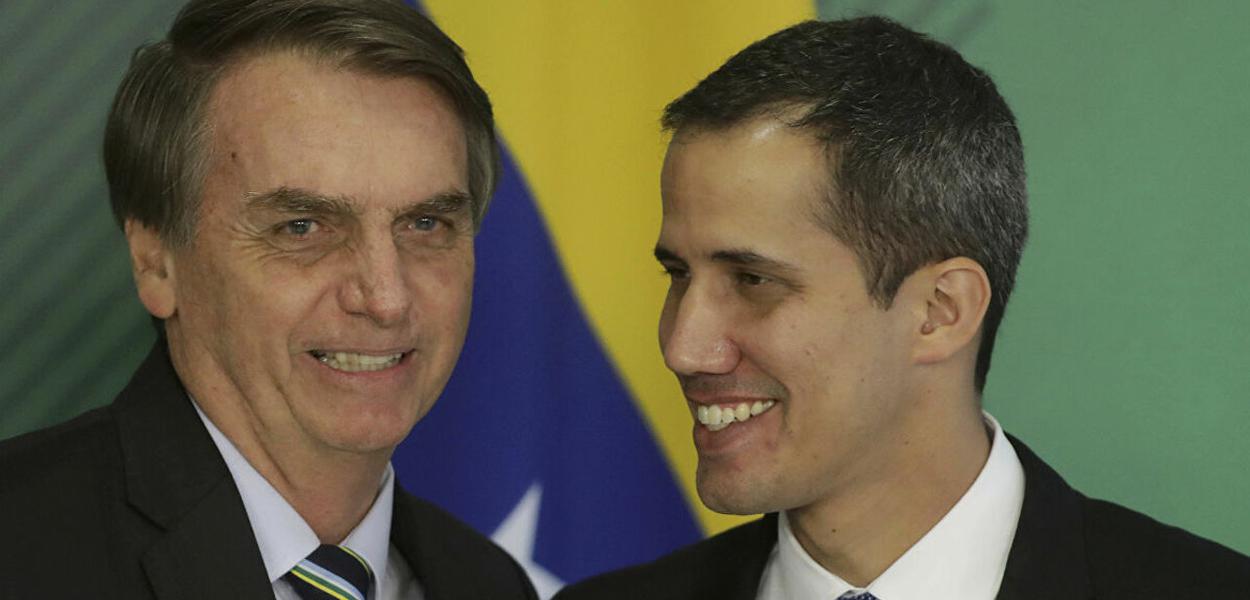 Jair Bolsonaro e Juan Guaidó