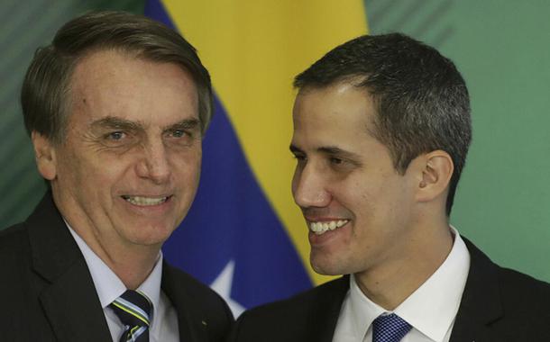Jair Bolsonaro e Juan Guaidó