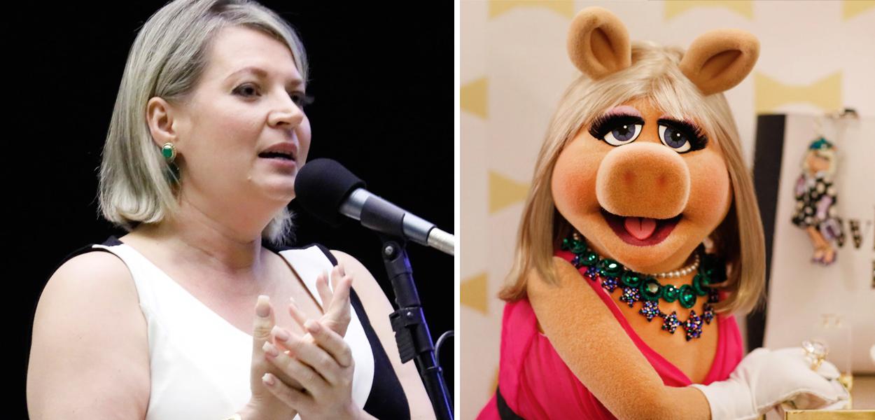 Joice Hasselman e Miss Pig