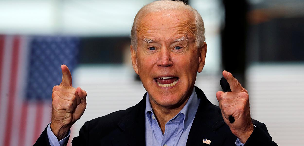 Joe Biden durante evento de campanha em Pittsburgh 30/09/2020
