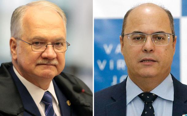 Edson Fachin e Wilson Witzel