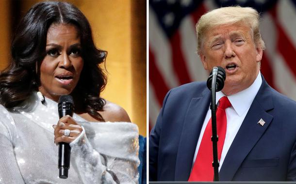 Michelle Obama e Donald Trump