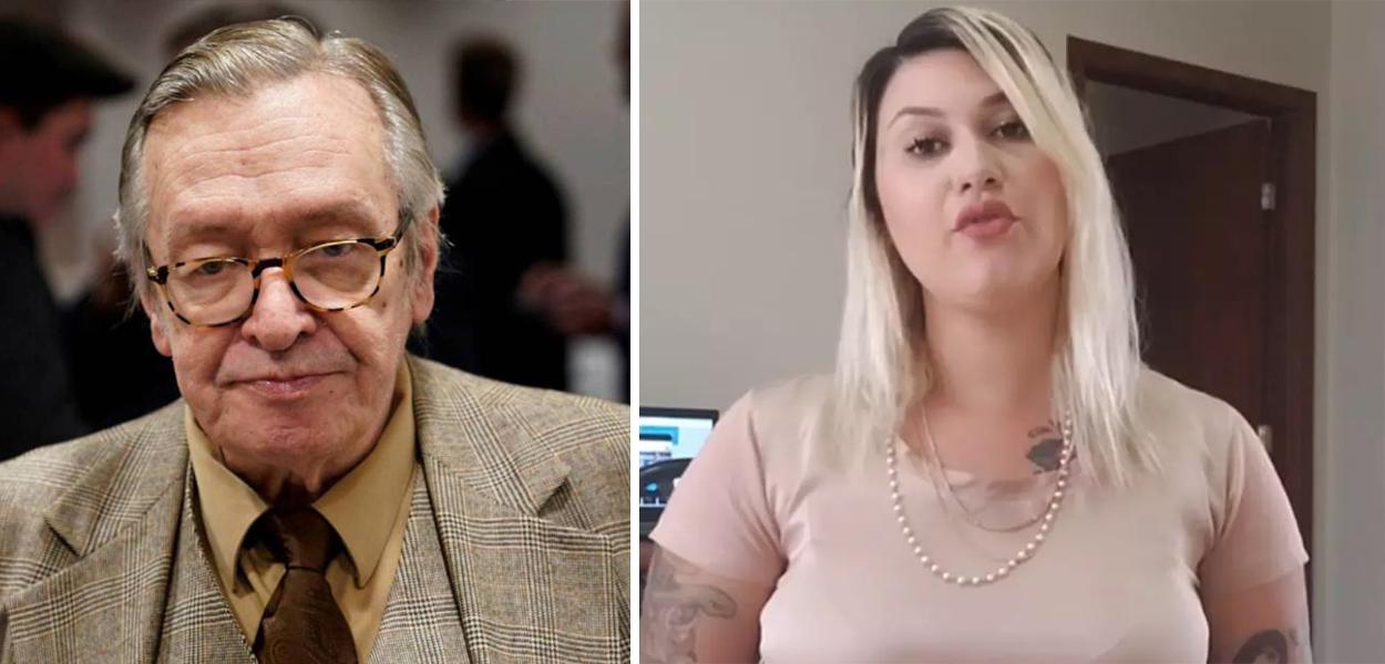Olavo de Carvalho e Sara Winter