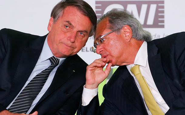 Jair Bolsonaro e Paulo Guedes