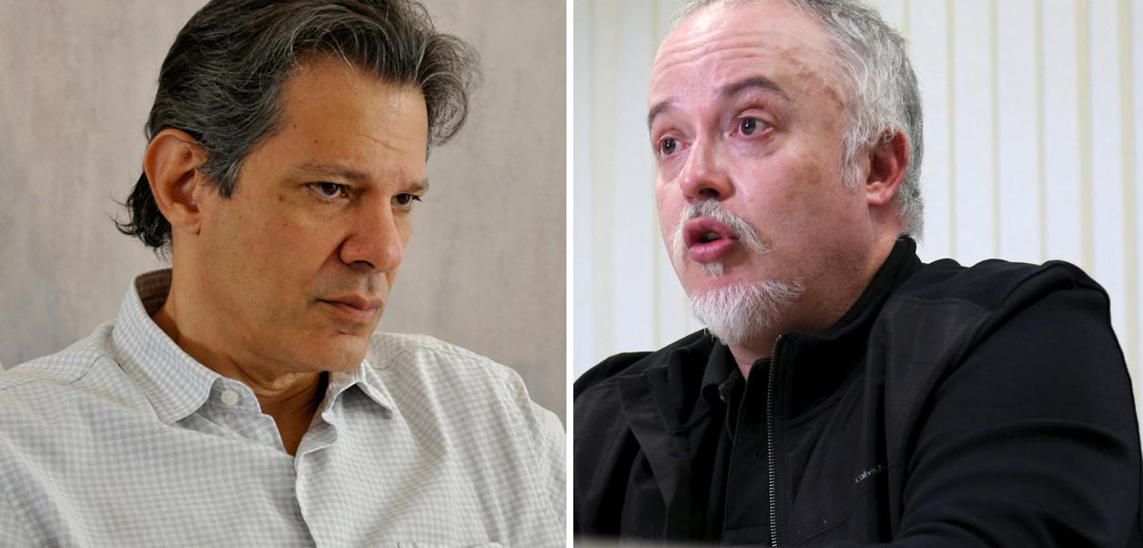 Fernando Haddad e Carlos Fernando dos Santos Lima