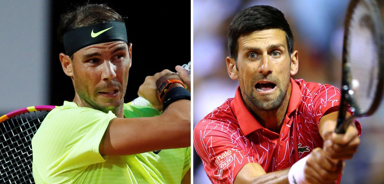 Rafael Nadal e Novak Djokovic