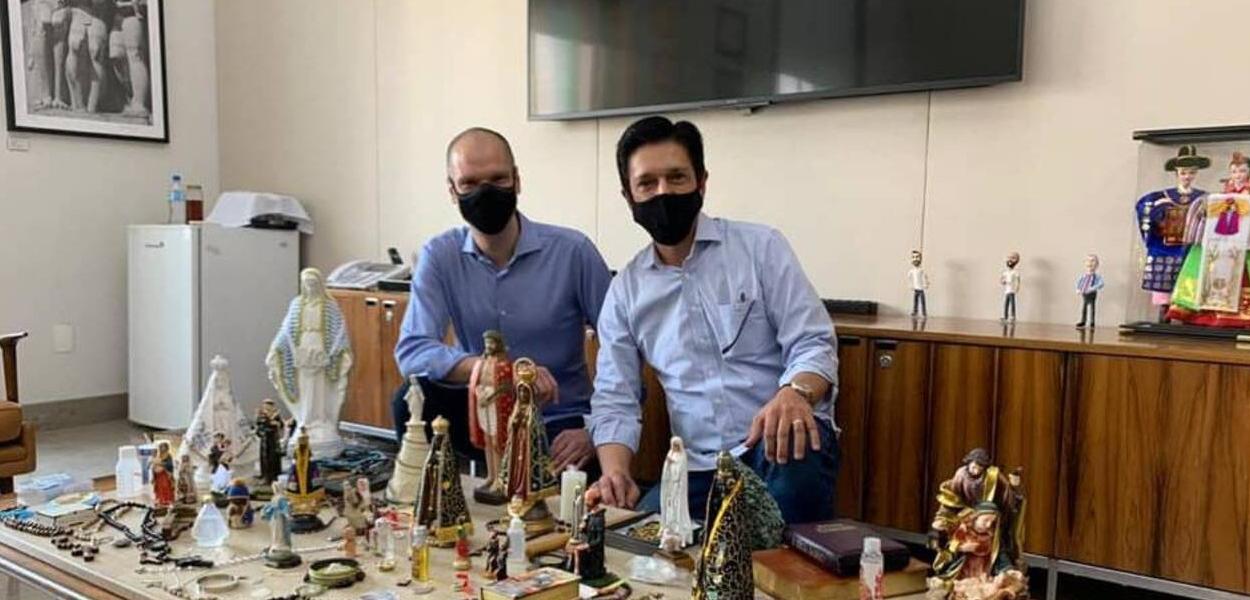 Bruno Covas e Ricardo Nunes