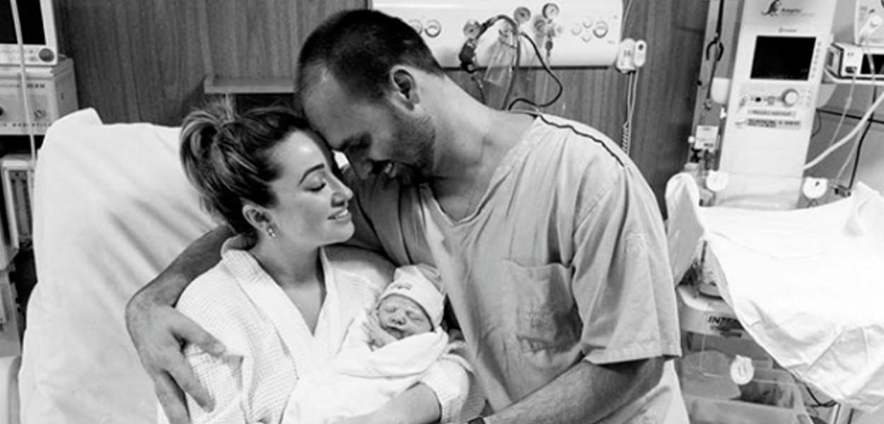 Heloísa, Geórgia e Eduardo Bolsonaro