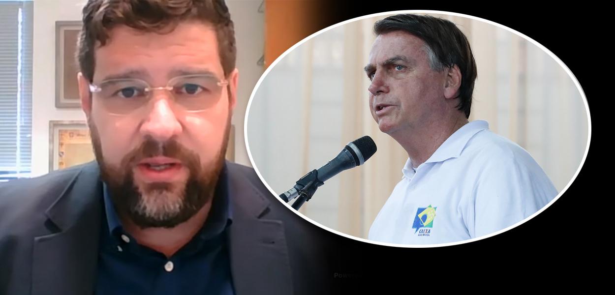 Marcelo Uchôa e Jair Bolsonaro