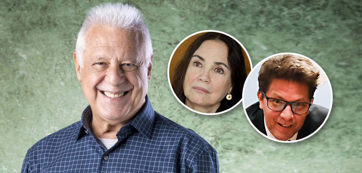 Antonio Fagundes, Regina Duarte e Mário Frias