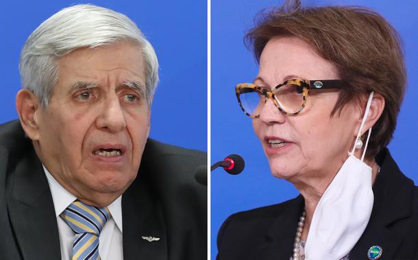 General Augusto Heleno e Tereza Cristina