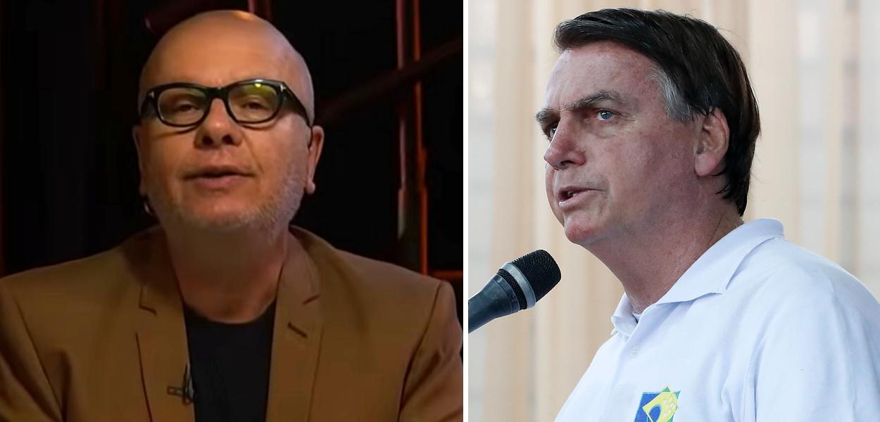 Marcelo Tas e Jair Bolsonaro